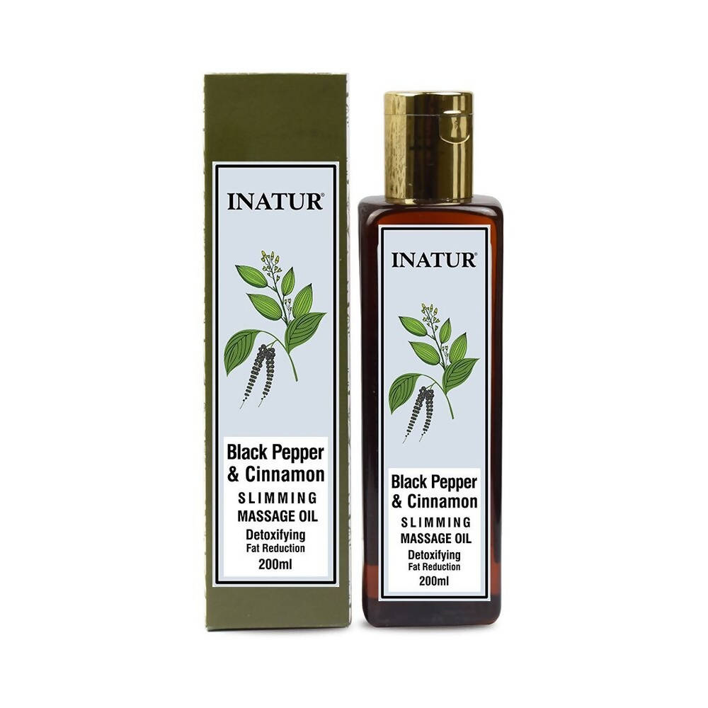 Inatur Black Pepper & Cinnamon Slimming Massage Oil