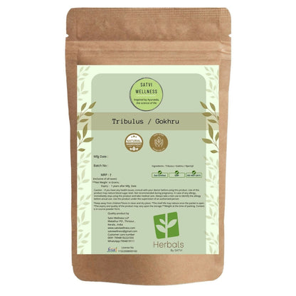 Satvi Wellness Tribulus Chopped | Njerinjil | Gokhru Powder - BUDEN