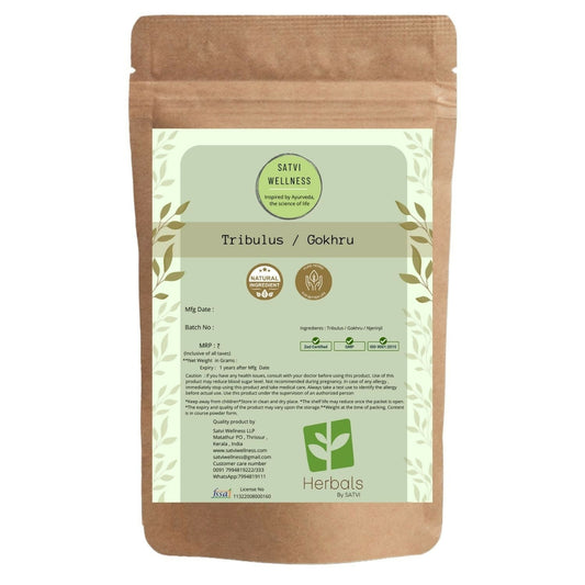 Satvi Wellness Tribulus Chopped | Njerinjil | Gokhru Powder - BUDEN