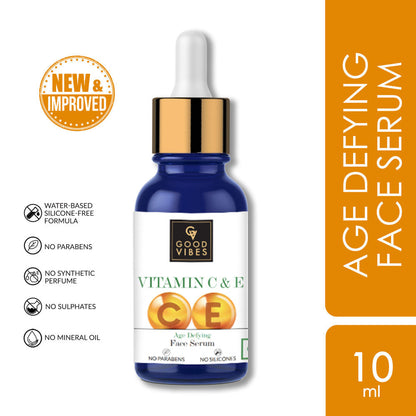 Good Vibes Vitamin C & E Age Defying Face Serum