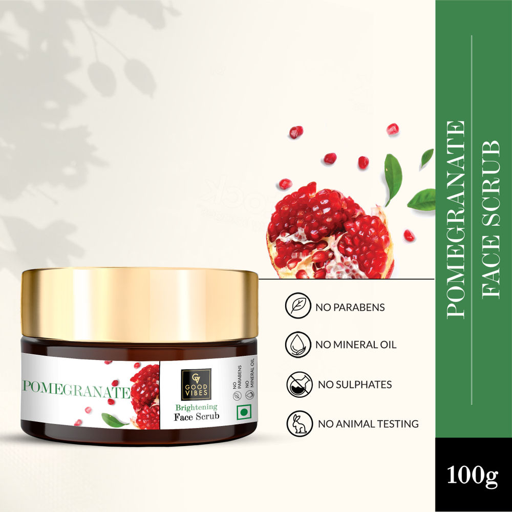 Good Vibes Pomegranate Brightening Face Scrub