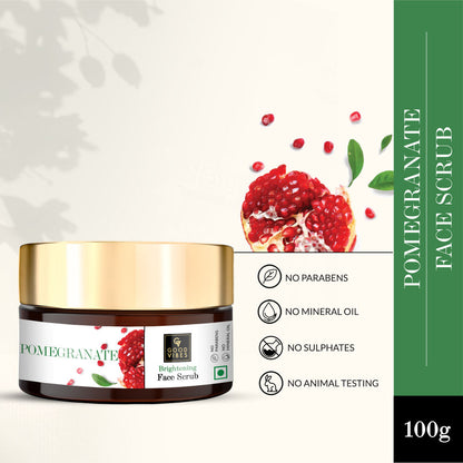 Good Vibes Pomegranate Brightening Face Scrub