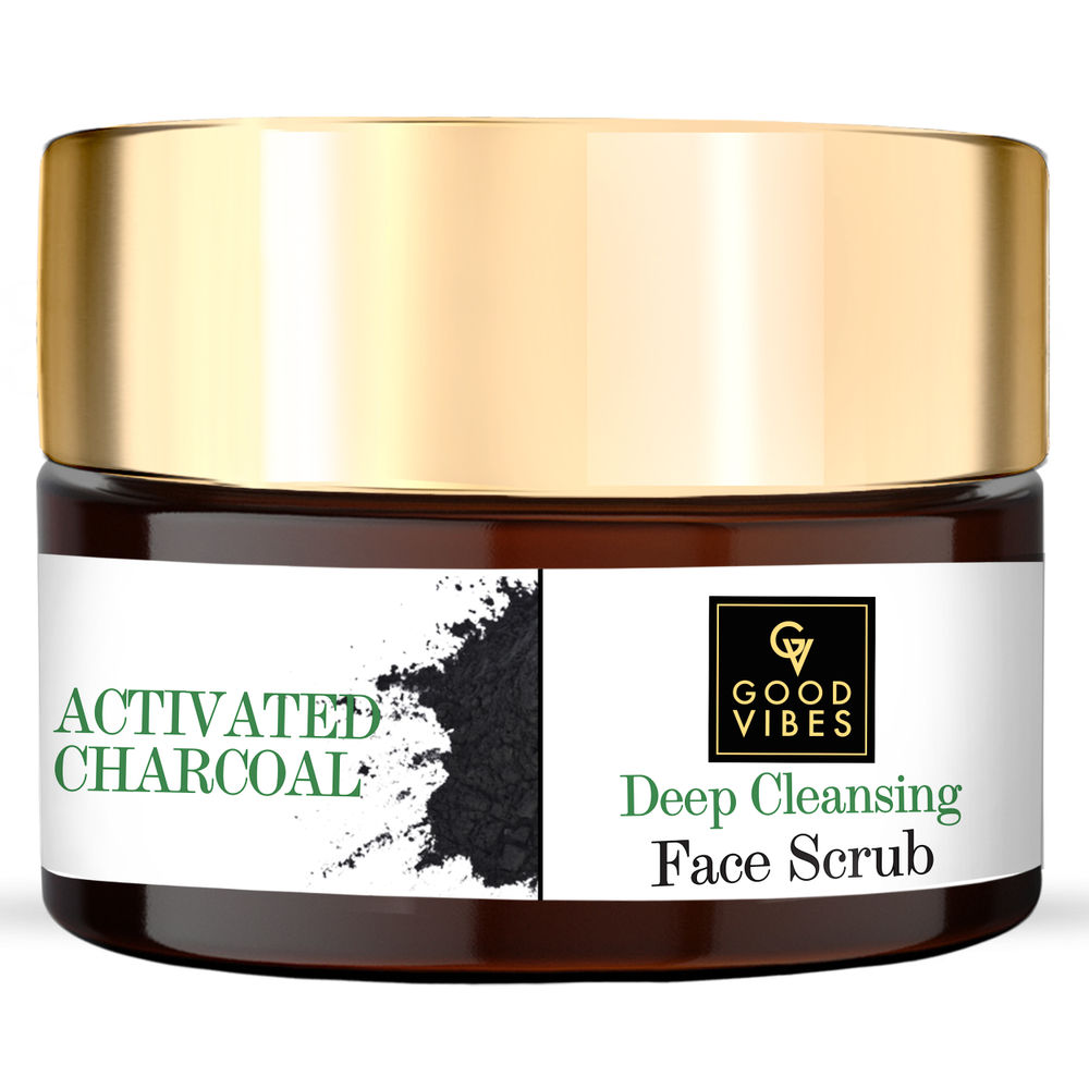 Good Vibes Activated Charcoal Deep Cleansing Face Scrub