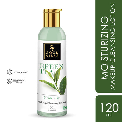 Good Vibes Moisturizing Makeup Cleansing Lotion - Green Tea