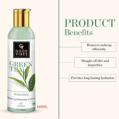 Good Vibes Moisturizing Makeup Cleansing Lotion - Green Tea