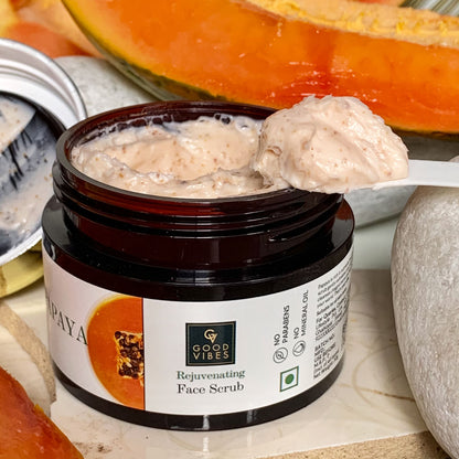 Good Vibes Papaya Rejuvenating Face Scrub