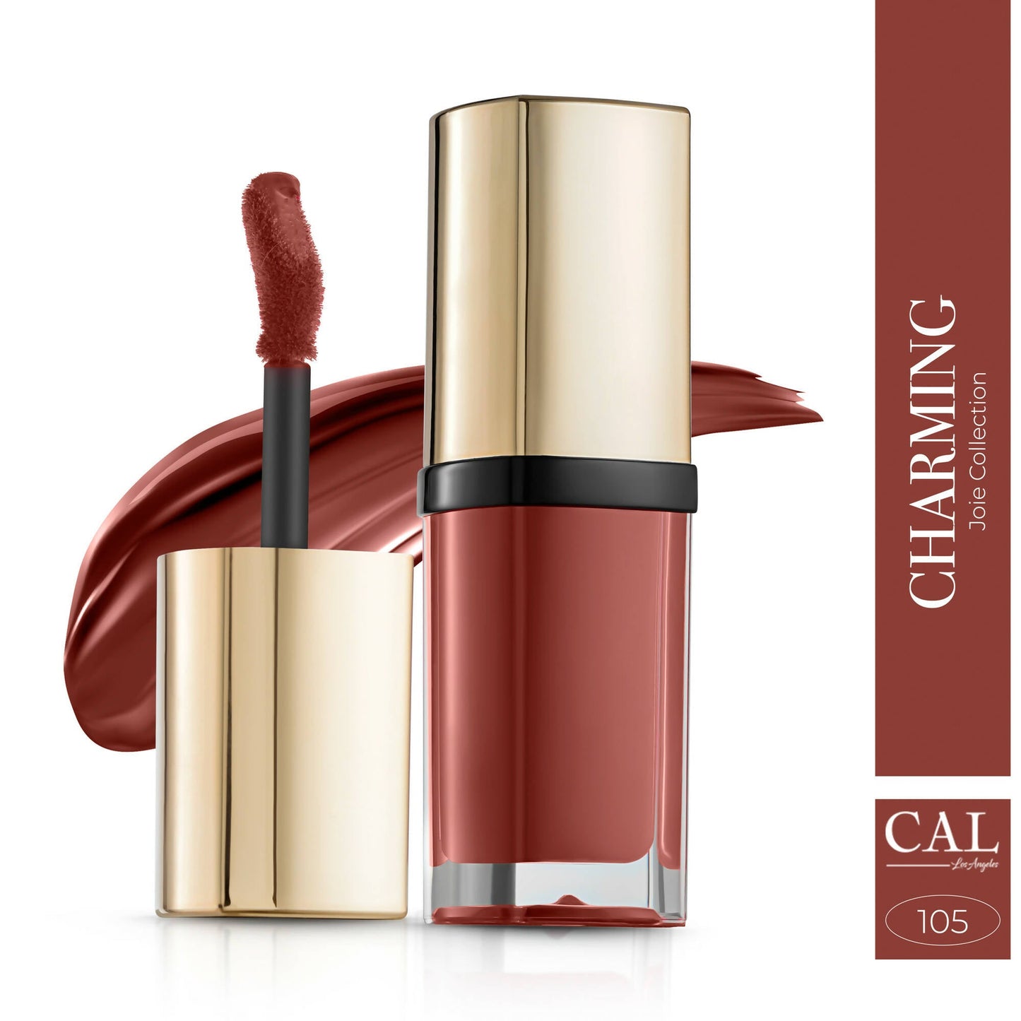 CAL Los Angeles Joie Collection Liquid Matte Brown Lipstick - Charming 105