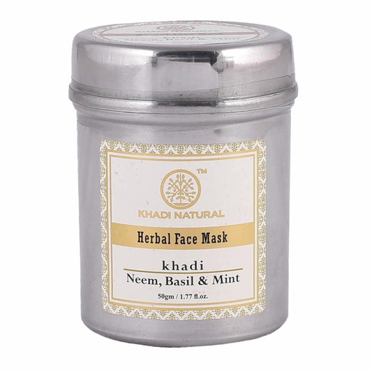 Khadi Natural Neem Basil & Mint Herbal Face Mask - buy in USA, Australia, Canada