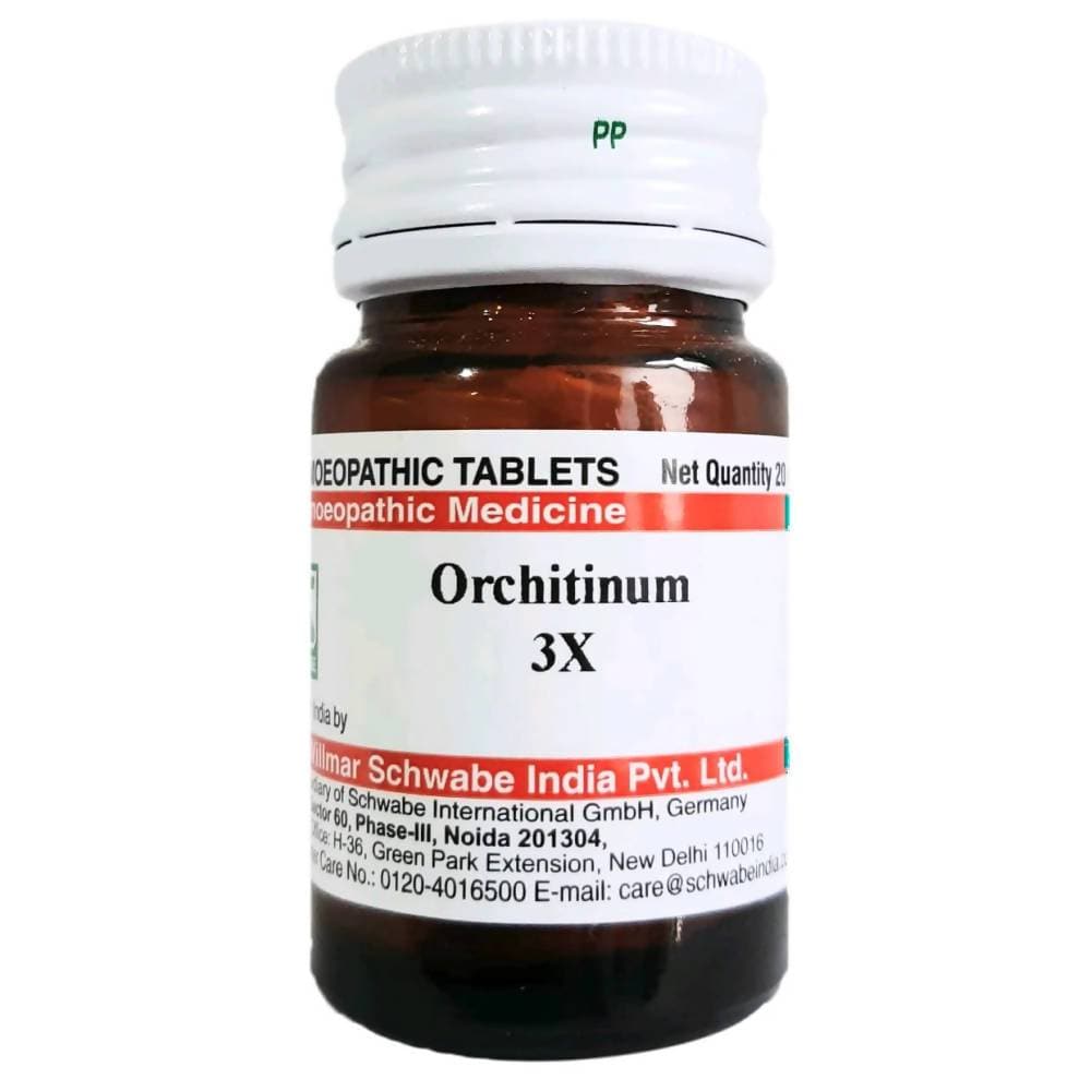 Dr. Willmar Schwabe India Orchitinum 3X -  usa australia canada 