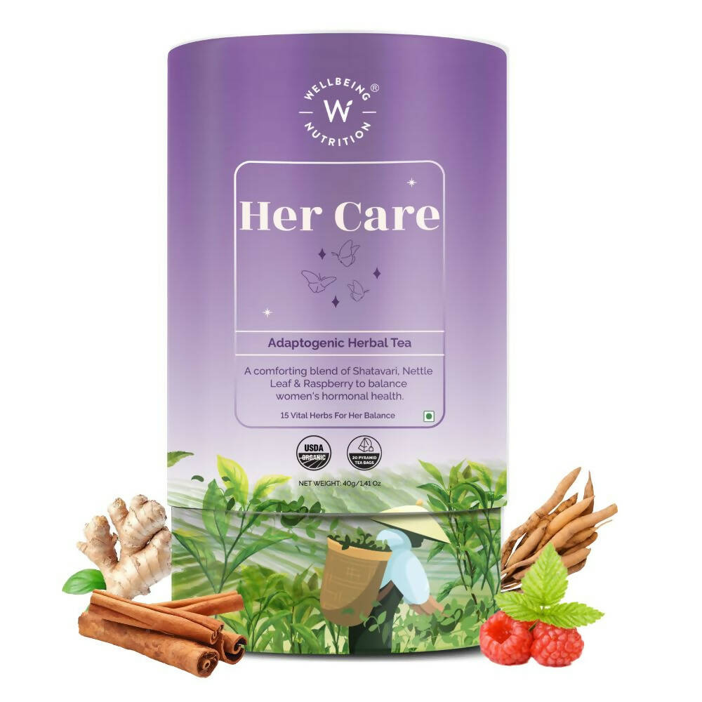 Wellbeing Nutrition Her Care Herbal Tea - BUDNE