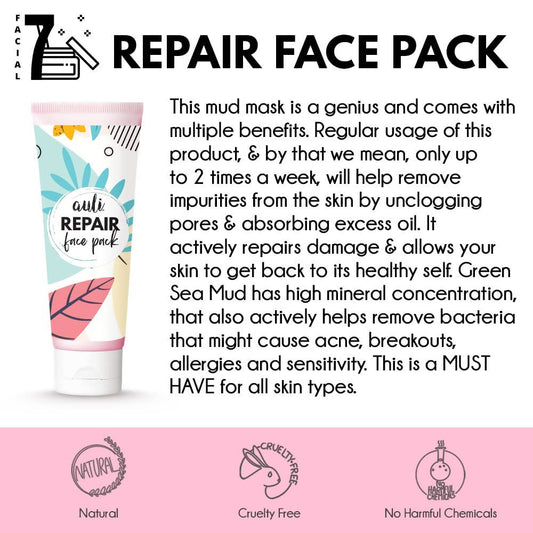 Auli Repair Face Pack - Pack Up