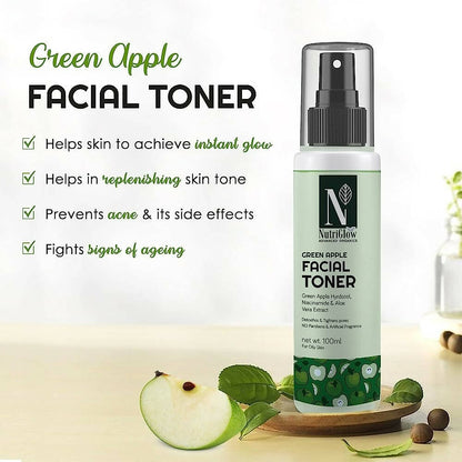 NutriGlow Advanced Organic Green Apple Facial Toner
