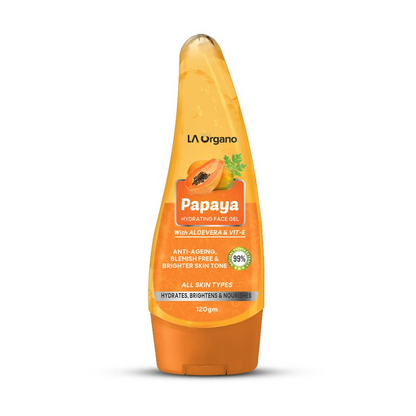 LA Organo Papaya Hydrating Face Gel with Alovera & Vit-E