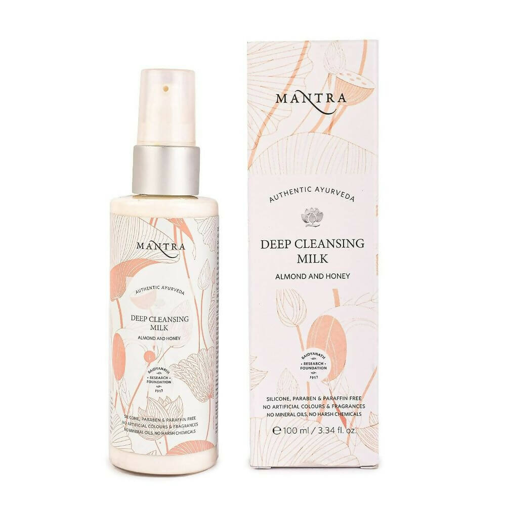 Mantra Herbal Deep Cleansing Milk Almond and Honey - BUDNE