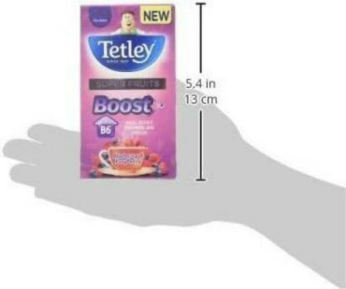 Tetley Super Fruits Boost With Blueberry & Raspberry Tea Bags