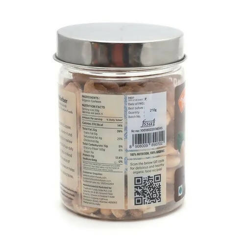 Truefarm Organic Roasted Cashews