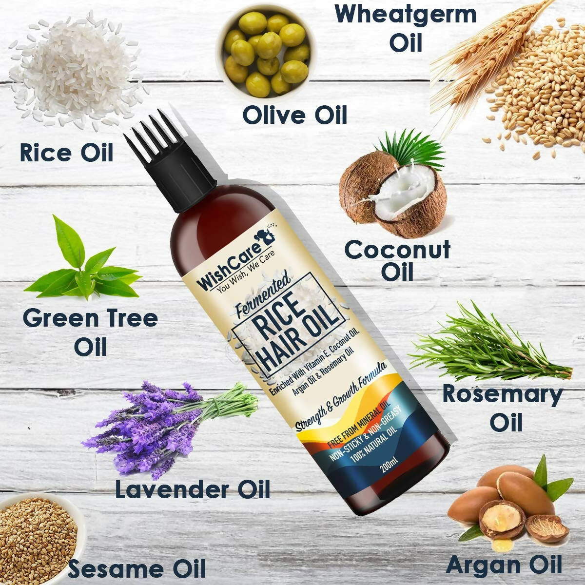 Wishcare Fermented Rice Hair Oil