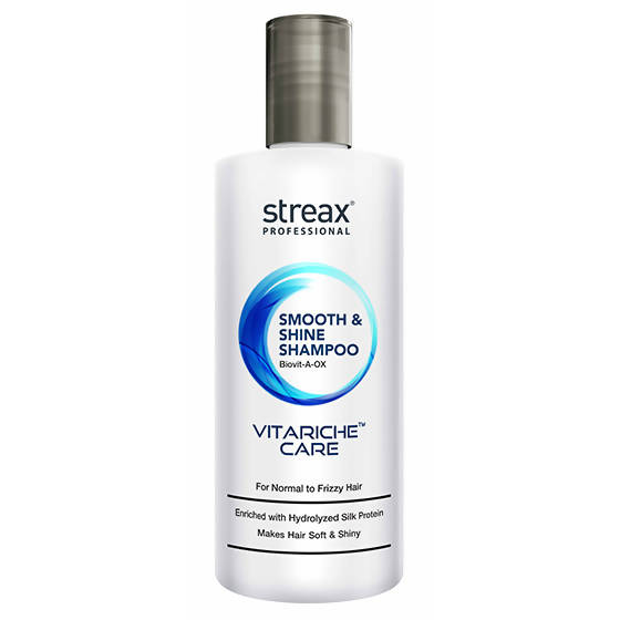 Streax Professional Vitariche Care Smooth & Shine Shampoo - BUDEN