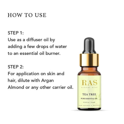 Ras Luxury Oils Tea Tree Pure Essential Oil