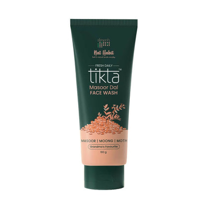 Nat Habit Masoor Dal Tikta Face Wash - usa canada australia