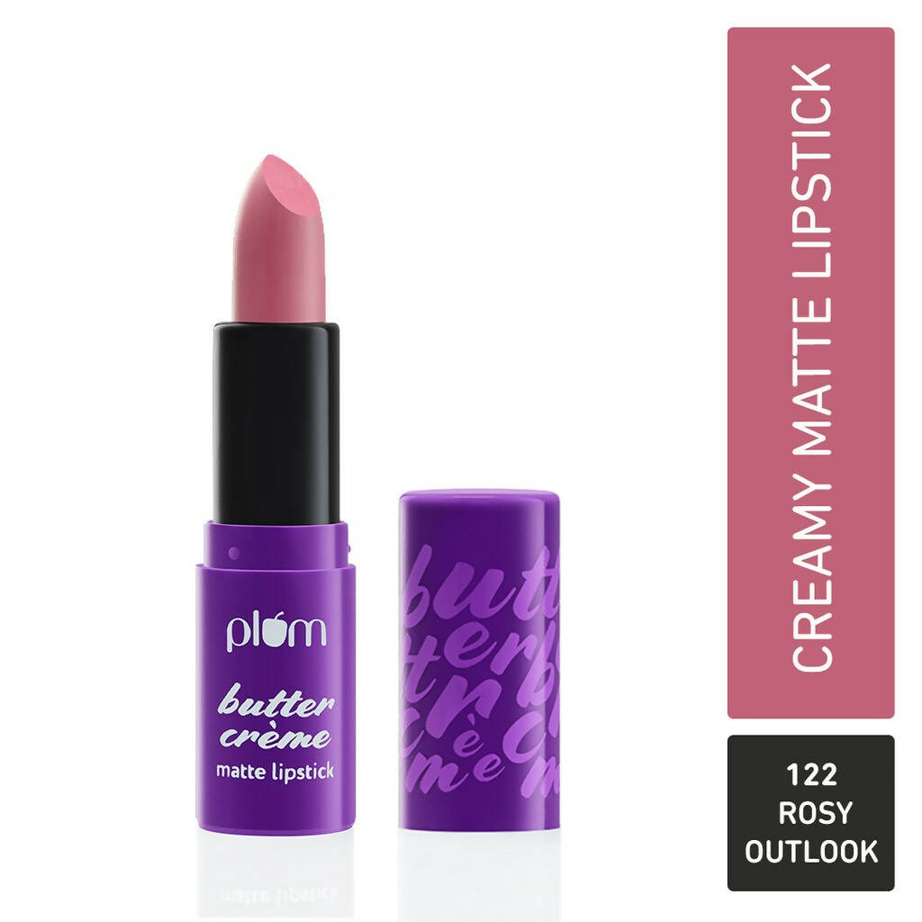 Plum Butter Cr??me Matte Lipstick Rosy Outlook - 122 (Mauve)