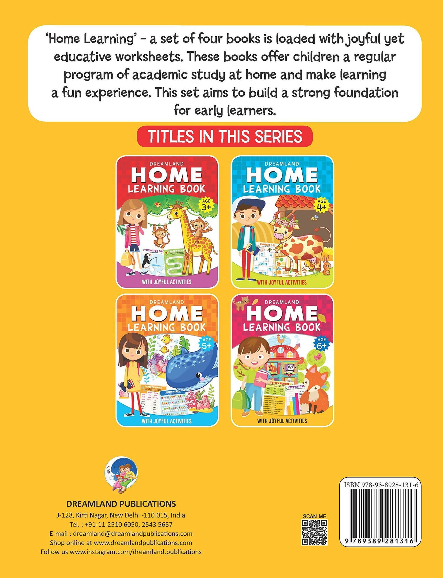 Dreamland Home Learning Book With Joyful Activities - 6+ : Children Interactive & Activity Book