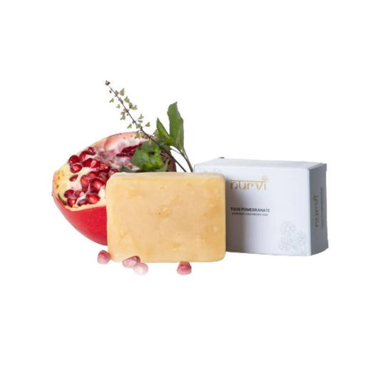 Nurvi Tulsi Pomegranate Cold Pressed Soap