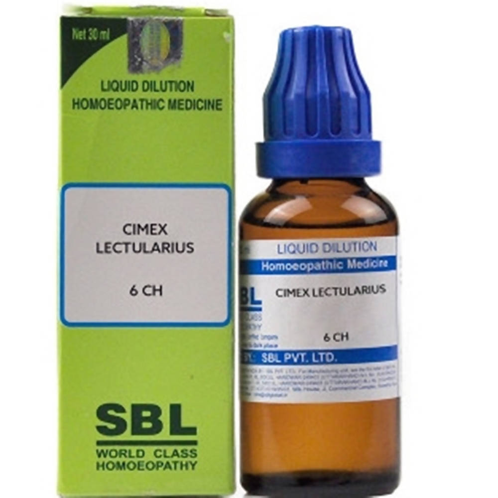 SBL Homeopathy Cimex Lectularius Dilution 6 CH