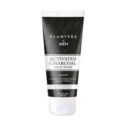 Glamveda Activated Charcoal Detox Face Wash - usa canada australia