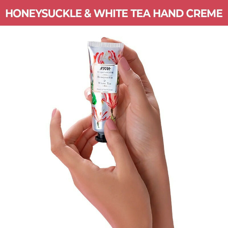 Nykaa Honey Suckle & White Tea Hand & Nail Creme