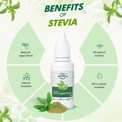 Farm Naturelle Concentrated Stevia Extract Liquid Drops