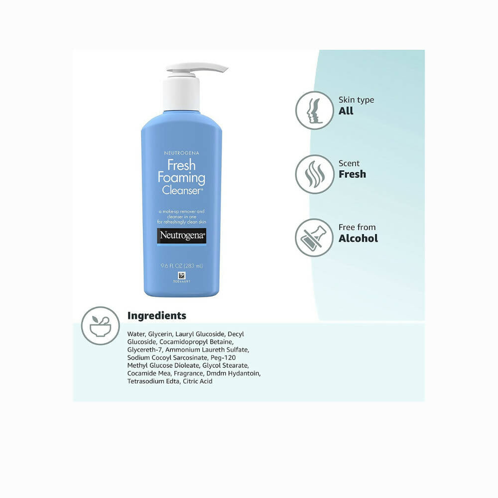 Neutrogena Foaming Facial Cleanser Makeup Remover