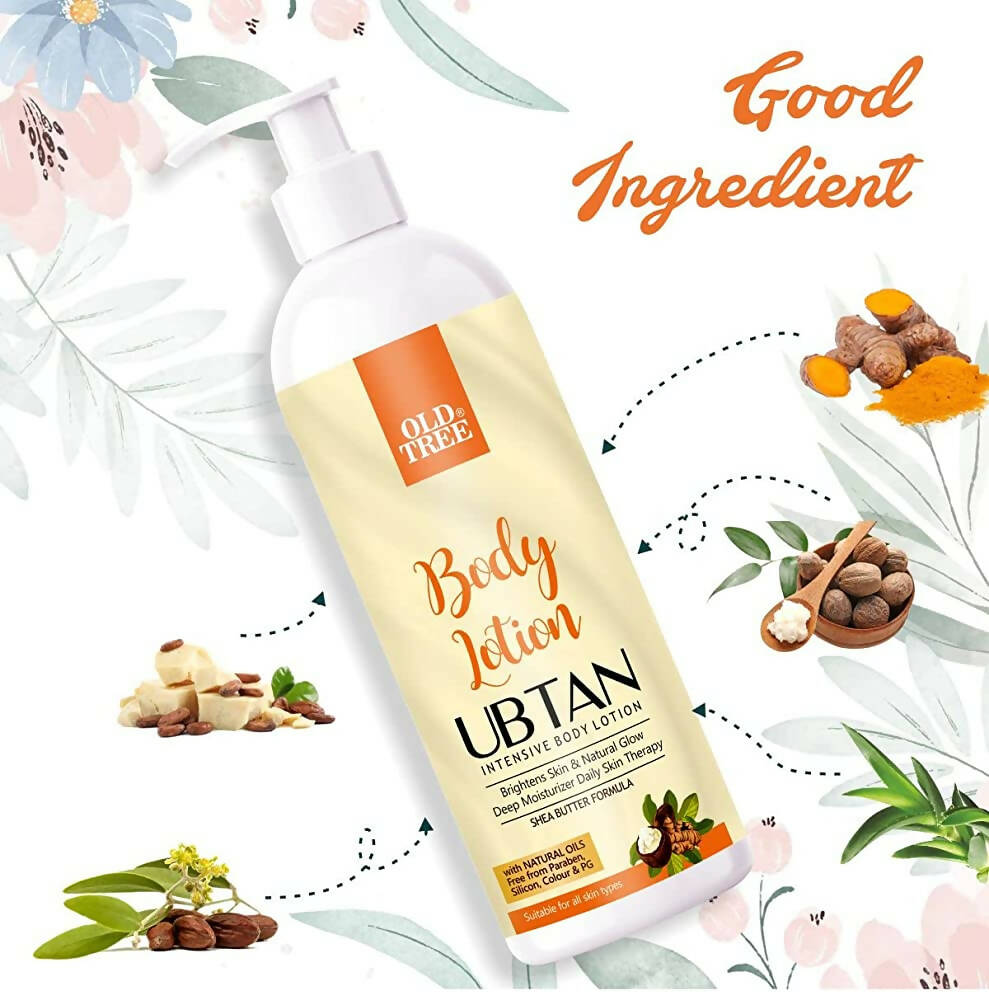 Old Tree Ubtan Body Lotion for Brightening Skin