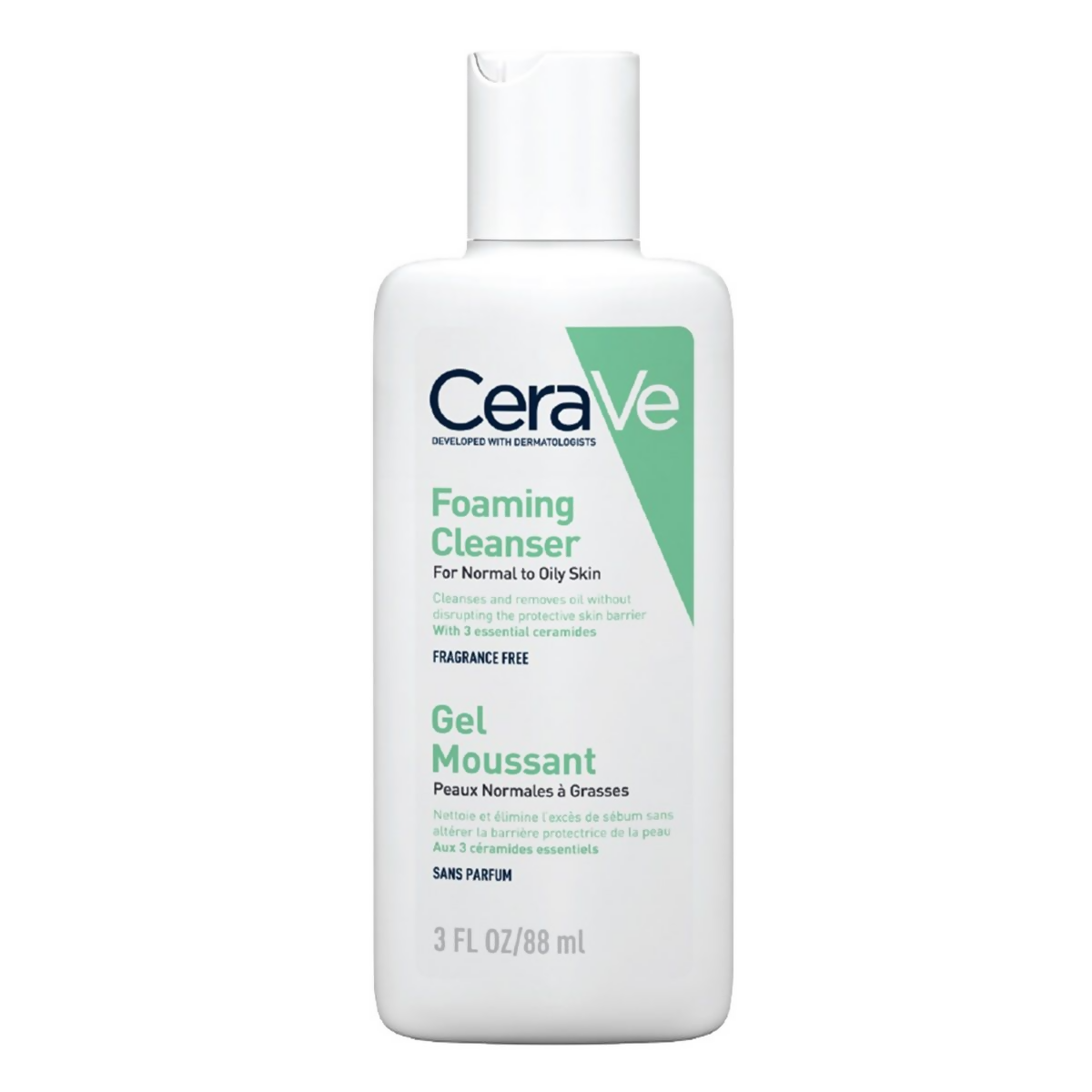 Cerave Foaming Daily Gel Cleanser for Normal to Oily Skin - BUDNEN