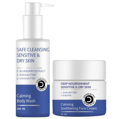 Dermistry Sensitive & Dry Skin Body Wash & Face Cream