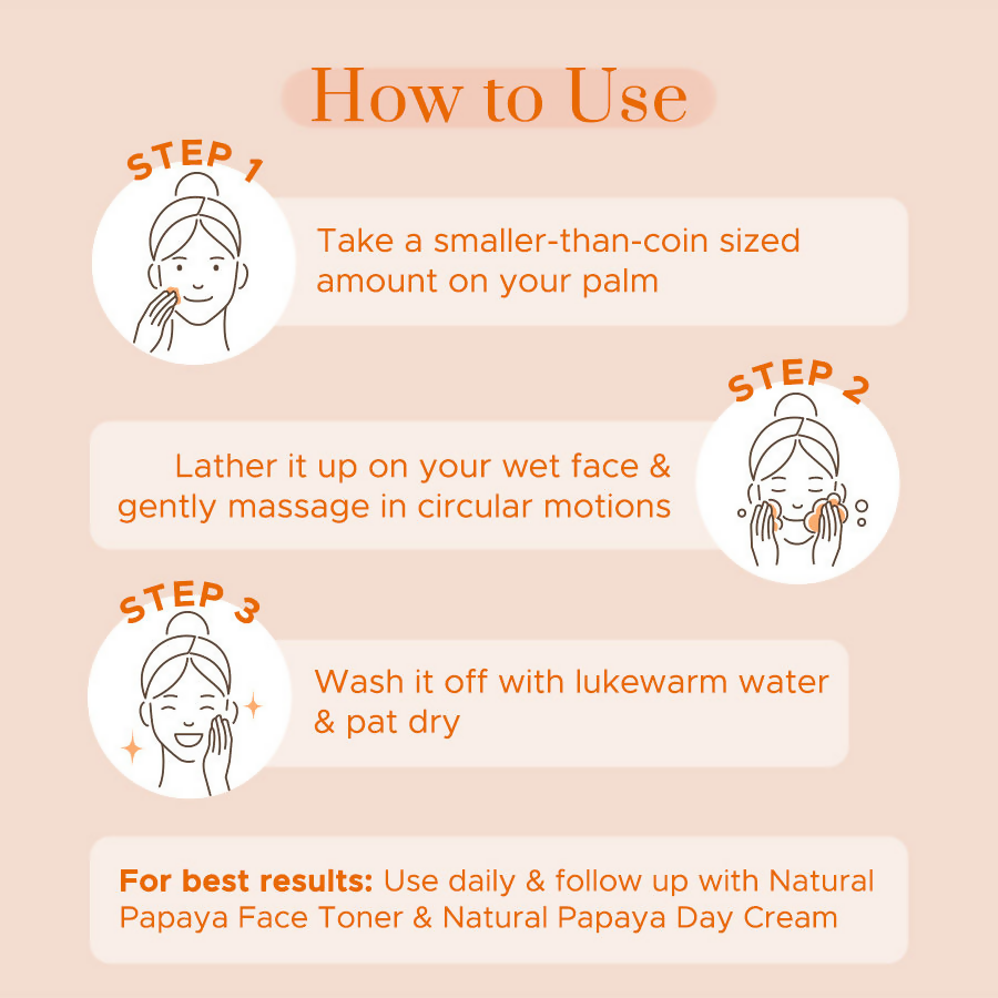 PureSense Natural Papaya Face Wash