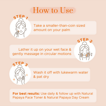 PureSense Natural Papaya Face Wash