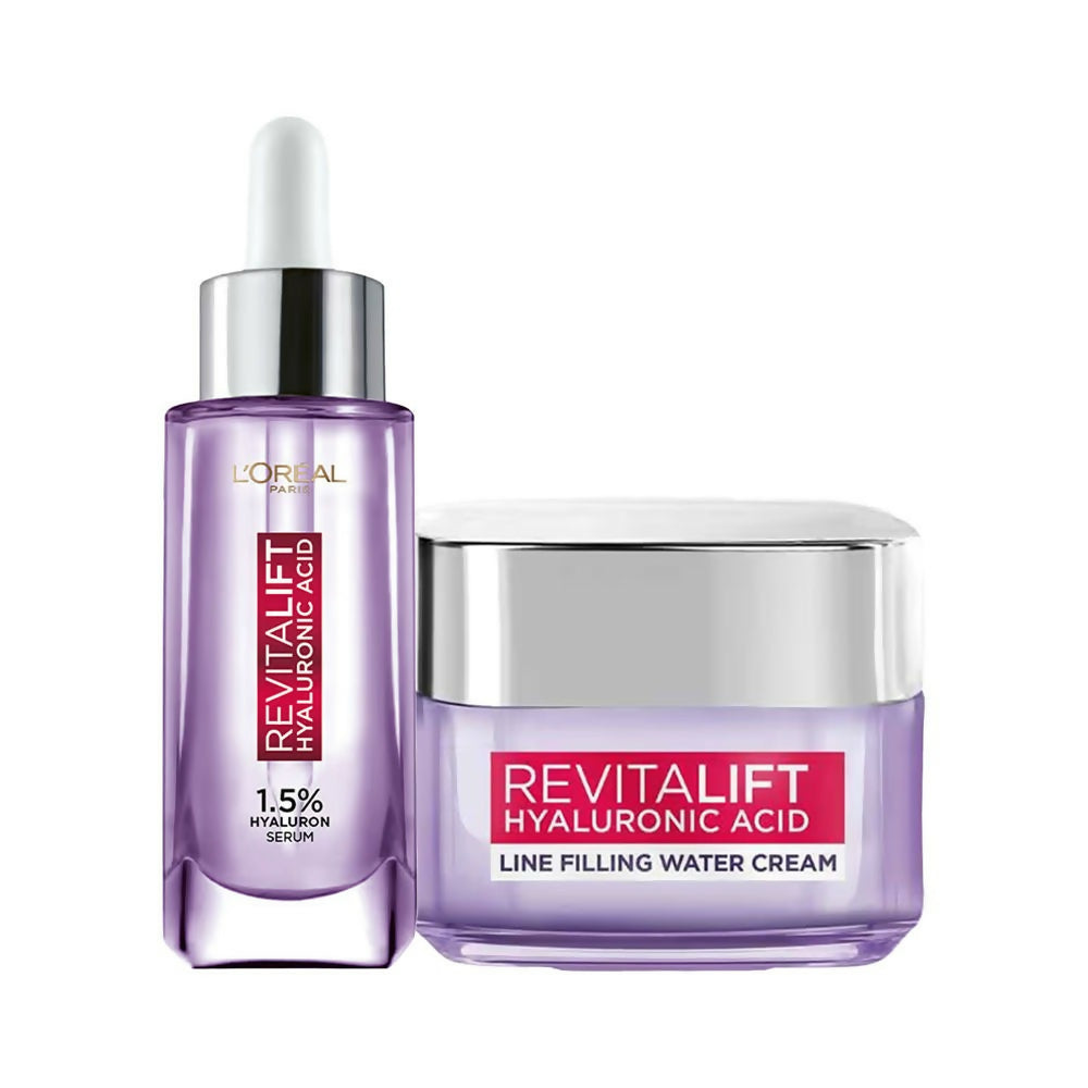 L'oreal Paris Revitalift Hyaluronic Acid & Skin Barrier Boosting Duo - 200GM