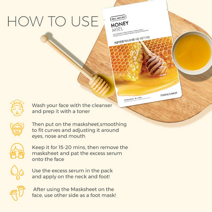 The Face Shop Real Nature Honey Miel Face Mask