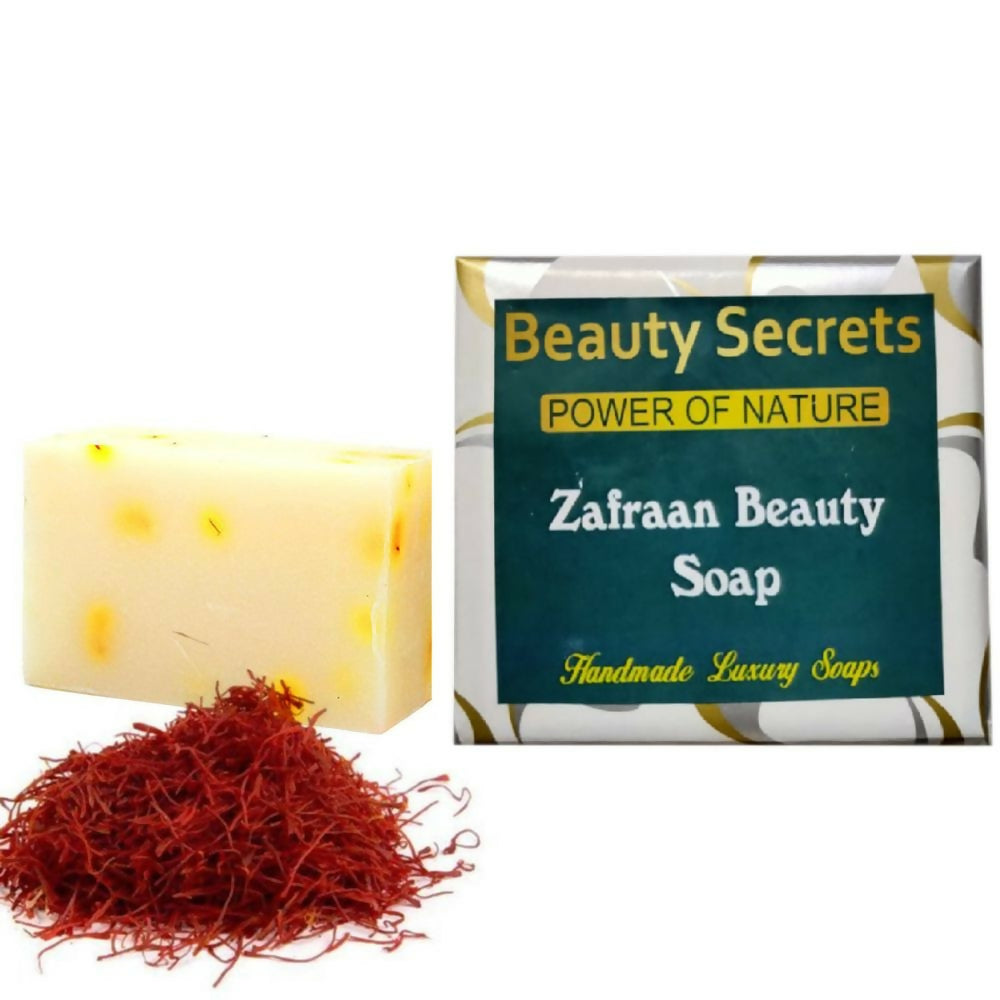 Beauty Secrets Cold Pressed Handmade Zafraan Crystal Glow Skin Whitening Soap - BUDNE
