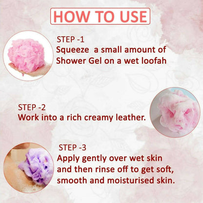 NutriGlow NATURAL'S English Rose Shower Gel With Mulberry Extract For Long Lasting Freshness