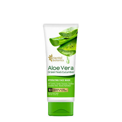 Oriental Botanics Aloe Vera, Green Tea & Cucumber Hydrating Face Wash