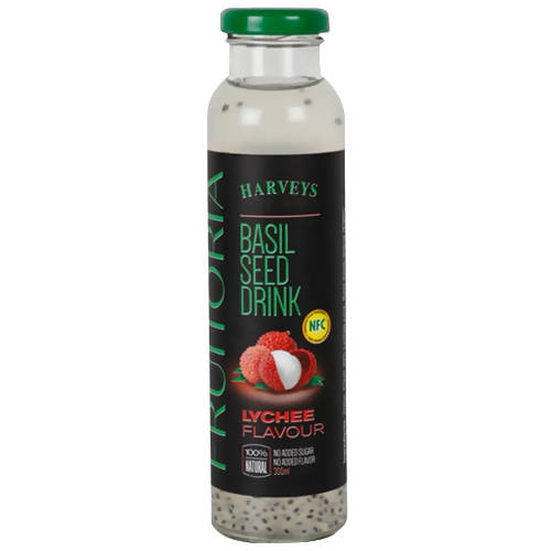 Harveys Fruitoria Basil Seed Drink-Lychee Flavor - BUDNE