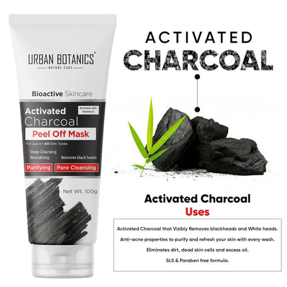 Urban Botanics Activated Charcoal Peel Off Mask