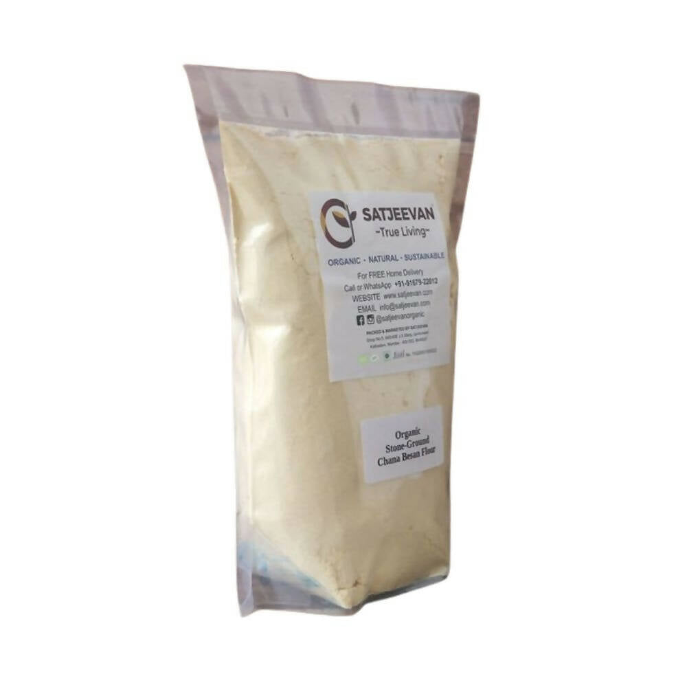 Satjeevan Organic Stone-Ground Chana Besan Flour