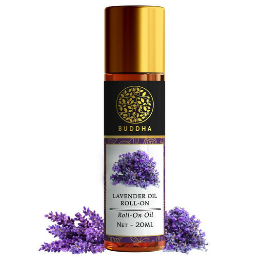 Buddha Natural Lavender Therapeutic Roll-On - For Stress Relief, Headaches, & Insomnia Deodorant Roll-on - BUDNE