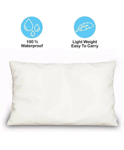 AHC New Born Baby Waterproof Bathing Pillow With Bean Filling For Bathing Chair/Tub/Sheet - Cream