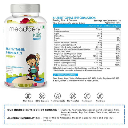 Meadbery Kids Multivitamin Gummy