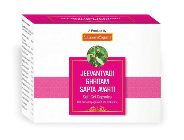 Sahasrayogam Jeevantyadi Ghritam Sapta Avarti Capsules - BUDEN