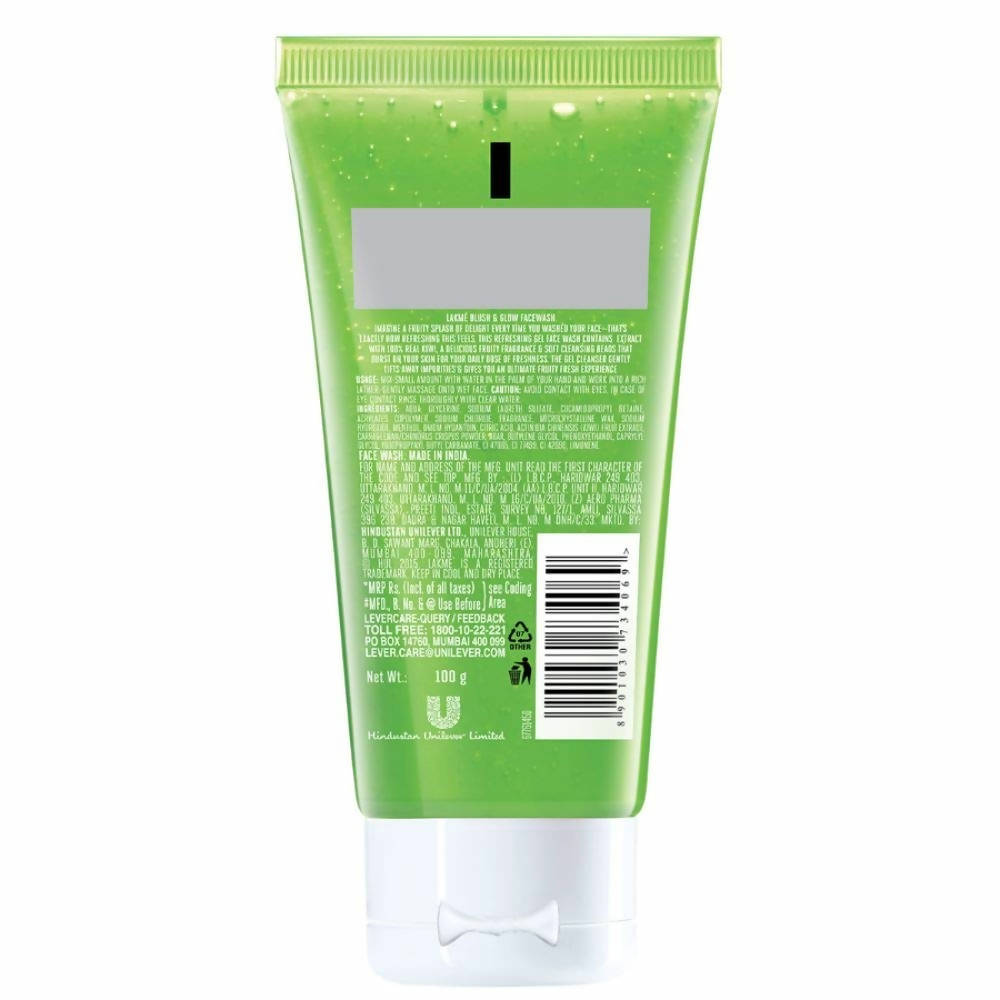 Lakme Blush & Glow Kiwi Freshness Gel Face Wash